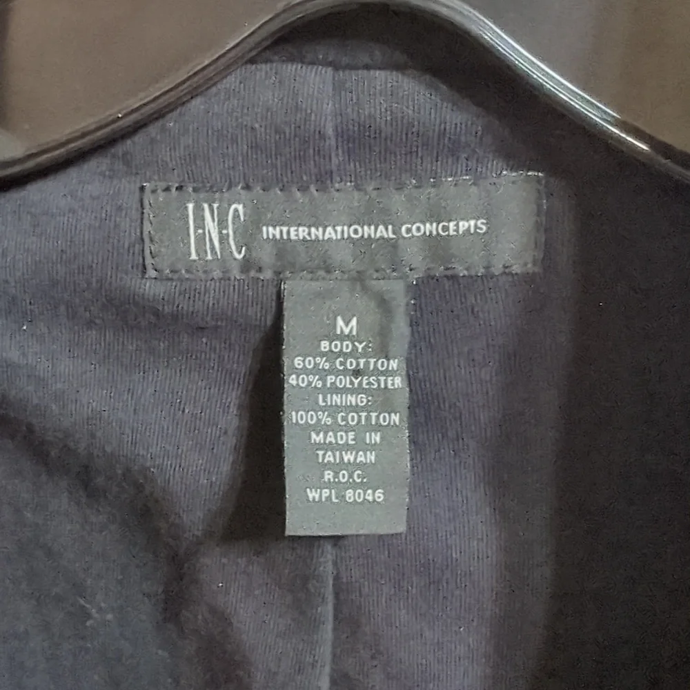 Black INC International Concepts Blazer Suit Jacket - Picture 6 of 8